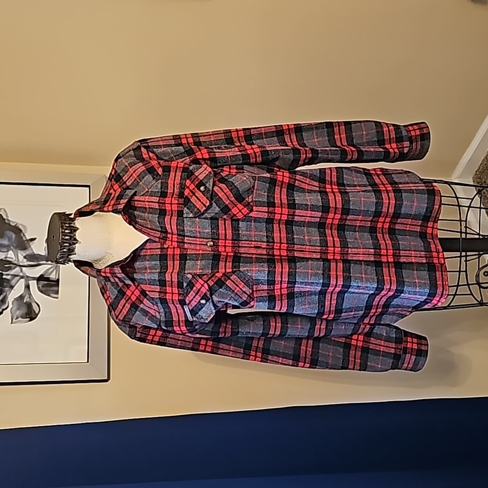 Flannel shirt Women's M "Banff" embroidered